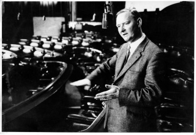 T Dan Smith Archive: Dan Smith in Newcastle Council Chamber, Sept 1963