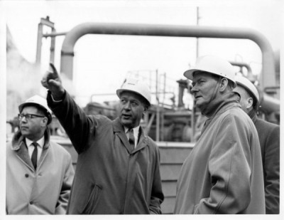 T Dan Smith Archive: T Dan Smith at ICI Billingham, 1969