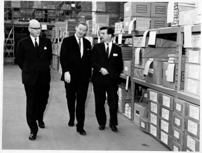 T Dan Smith Archive: T Dan Smith at Wiggins Teape Group Factory Opening, 1968