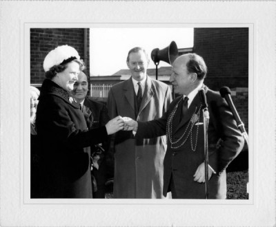 T Dan Smith Archive: Certificate for handing over of the 30,000th Council House, 1962