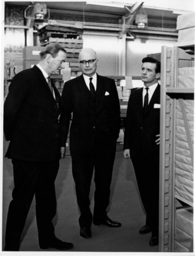 T Dan Smith Archive: T Dan Smith at Wiggins Teape Group Factory Opening, 1968