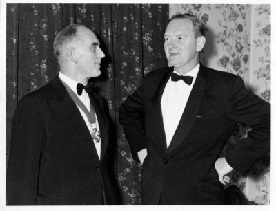 T Dan Smith Archive: T Dan Smith with N. Doyle, November 1968