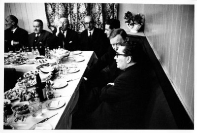 T Dan Smith Archive: T Dan Smith talking to Robert Clough, Director Thomson Press