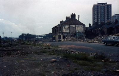 T Dan Smith Slides: Scotswood Rd, Railway St, 1963