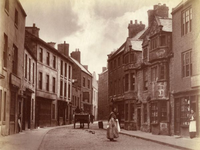 Gibson Collection: Market Street, Hexham, late 1800s