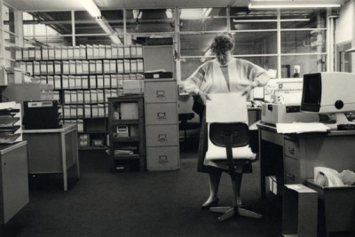 Wills' Factory: Margaret Cockburn - Warehouse Office, 1986