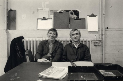 Wills' Factory: Jackie Burns and Jimmy Gillies - Warehouse, 1986