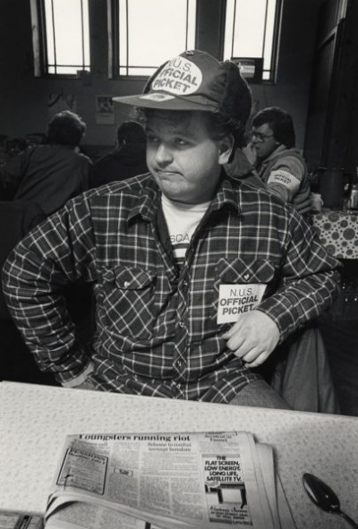 Seafarers: Mike Devine, sacked P&O worker, Salvation Army soup kitchen, Dover, 1987/88
