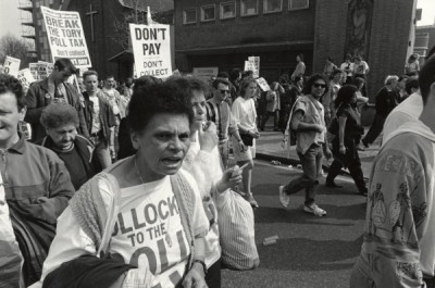 Meadow Well: Nancy at an Anti Poll Tax Demonstration, London, 1988-1991