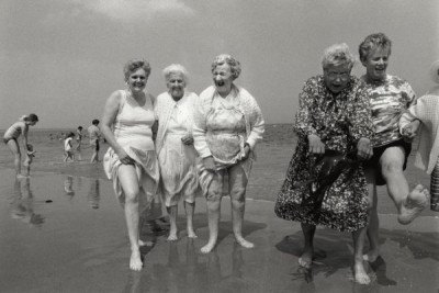 Writing in the Sand: Whitley Bay, 1989