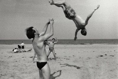 Writing in the Sand: Whitley Bay, June 1989