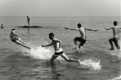 Writing in the Sand: Tynemouth, 1989
