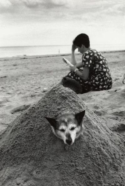 Writing in the Sand: Whitley Bay, August 1990