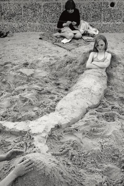 Writing in the Sand: Whitley Bay, August 1978