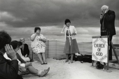 Writing in the Sand: Whitley Bay, August 1986