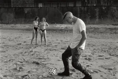 Writing in the Sand: Whitley Bay, June 1989