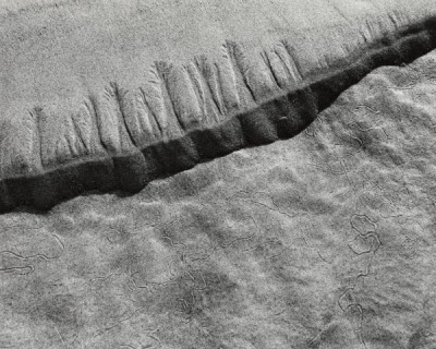 Writing in the Sand: Tynemouth, March 1997