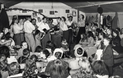 Russell Lee Collection: Services at the Pentecostal Church of God. Lejunior, Harlan County, Kentucky, 15th September 1946