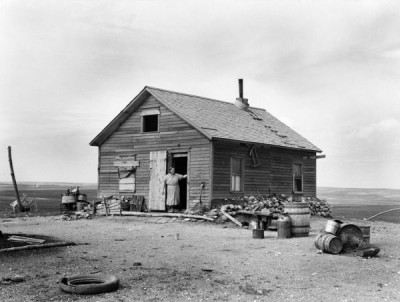 Russell Lee Collection: Home of Farmer, Wheelock, North Dakota, 1937