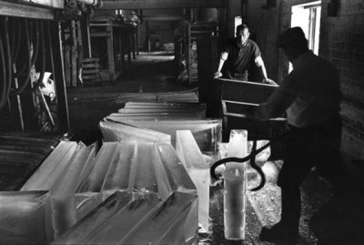 Fishing Industry: In the Ice Factory, North Shields, 1979