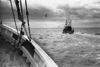 Fishing Industry: Heading out to the Fishing Grounds, North Sea, 1979