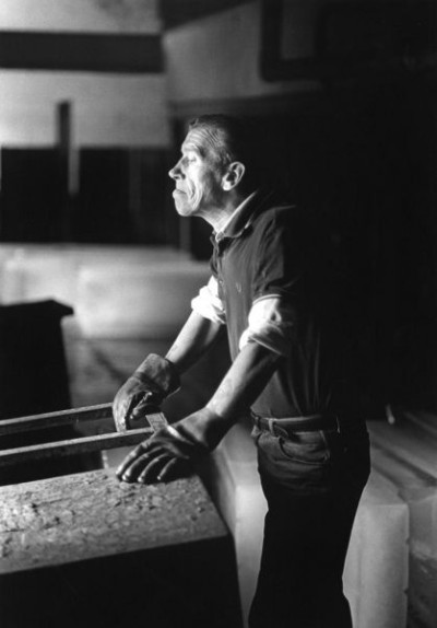 Fishing Industry: In the Ice Factory, North Shields, 1979