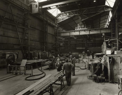 Shipbuilding on the Tyne: Boiler Shop, 1983