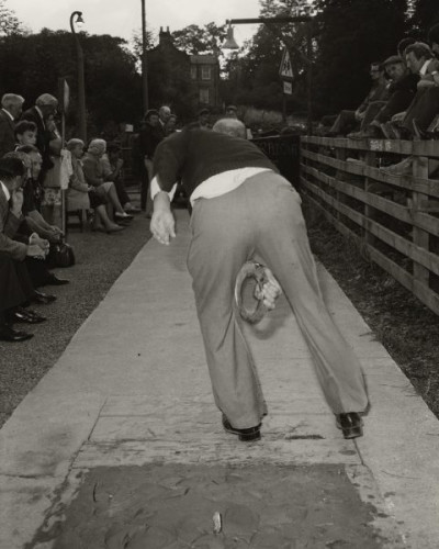 Quoits: Jack Winspear of Egton Bridge Club going off against John Ward at Egton Bridge on September 1st, 1979