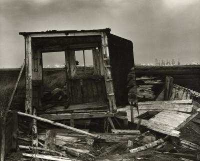 Tees Estuary: Wrecked Cabin, Greatham Creek, 1981