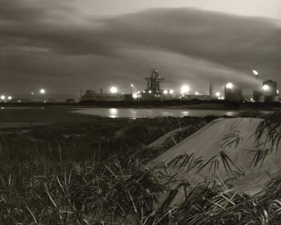 Tees Estuary: Looking Across the Gun Hole Opening Towards the B.S.C. Complex, Coatham Sand Dunes, December 1981