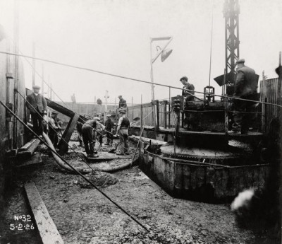 Building the Tyne Bridge: Preparing the Foundations, 5th February 1926