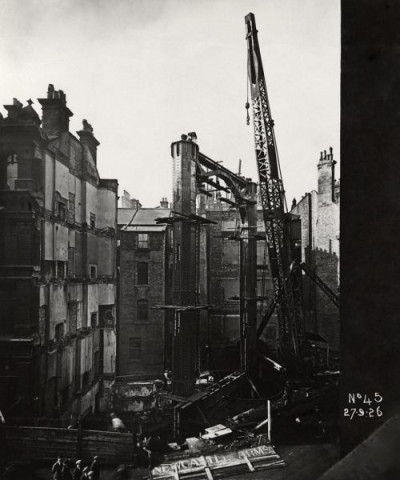 Building the Tyne Bridge: Cutting Through Riverside Buildings in Newcastle, 27th September 1926