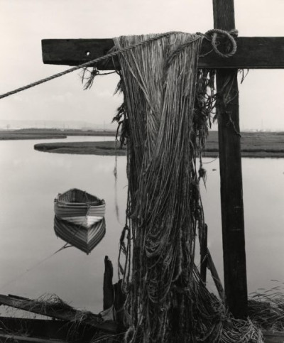 Greatham Creek: High Water, Slack Tide, Net Drying Rack, c. 1970-1975