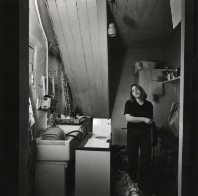 Byker: Mrs. Pauline Scott in her Scullery, Mason Street, 1975