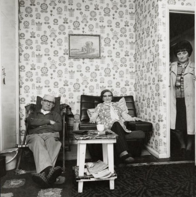 Byker: Stanley and Margaret Wilson, With Daughter Jean Barrow, St. Lawrence Square, 1980