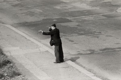 Byker: Jimmy Gesturing in the Street, 1971