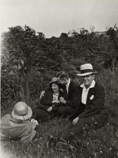 Wheatley Hill: Ralph and friend Tommy with their girlfriends, Taken down Shotton Dean 1936