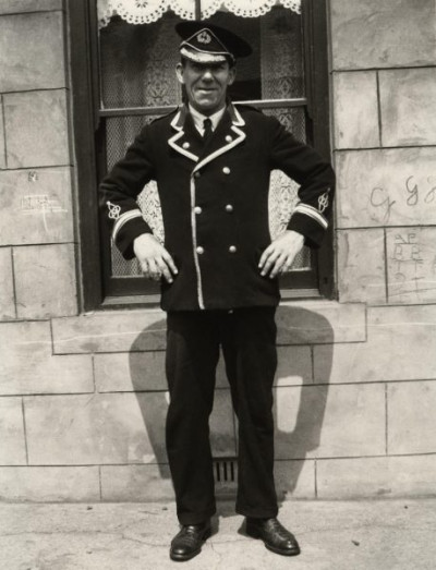 Wheatley Hill: Mr. Peter Gare wearing his Colliers Band uniform