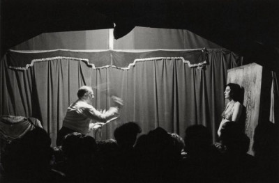 The Hoppings: Golden Garter, Knife throwing and striptease, 1971
